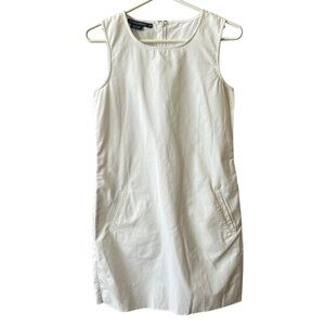 ISLAND COMPANY DRESS XS 100% COTTON SHIFT SUMMER TROPICAL COASTAL RESORT …